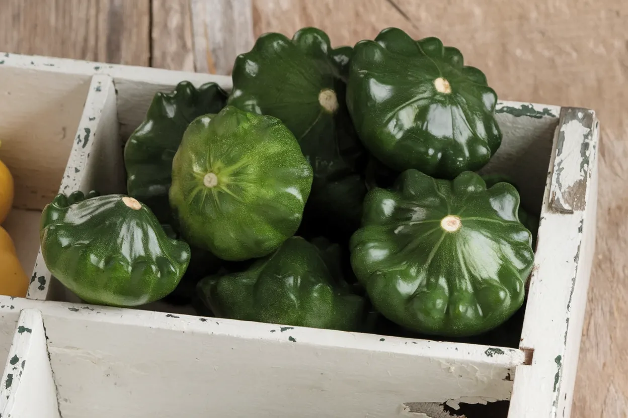Organic Patty Pan Squash Seed, ideal for enriching garden soil and healthy vegetable production