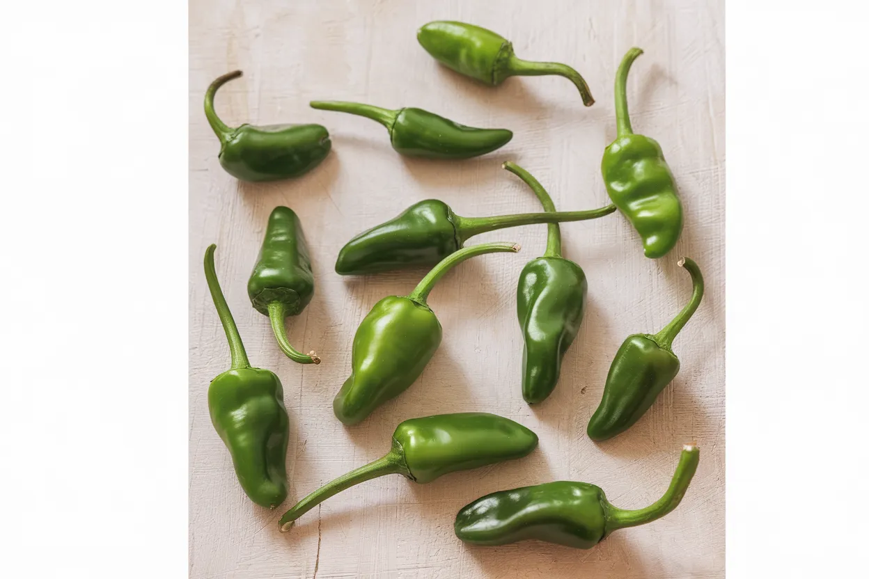 Organic Padron pepper seeds, ideal for growing in home vegetable gardens