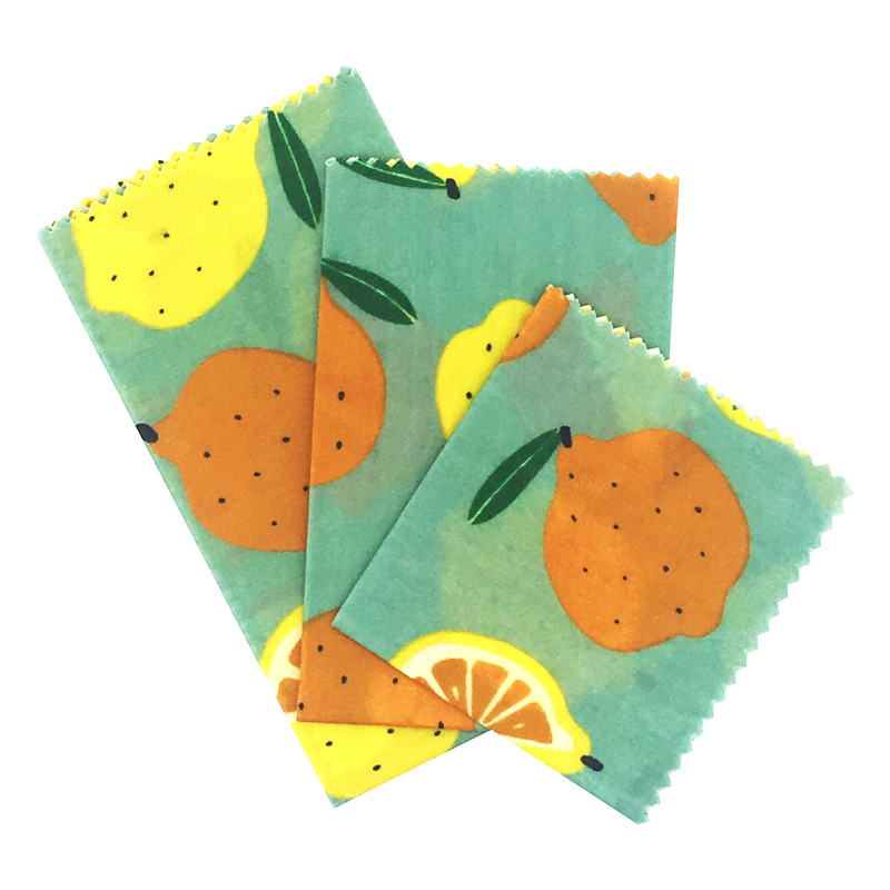 Organic cotton beeswax cling sheet