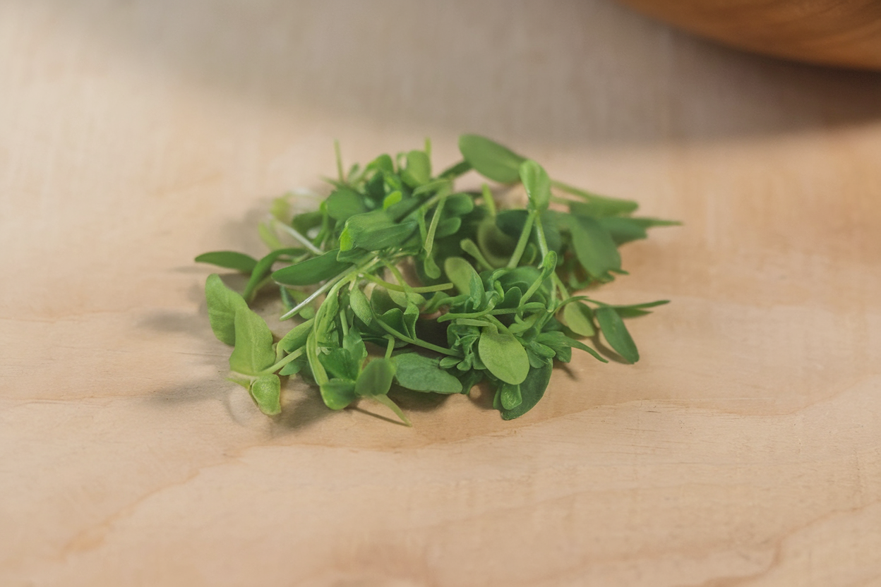 Organic parsley microgreen seeds, perfect for adding fresh, robust flavors to any dish