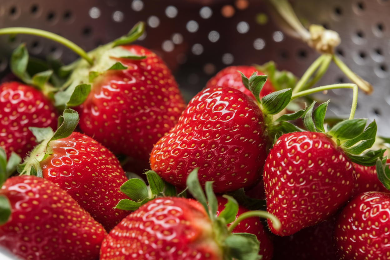 Organic Elan strawberry seeds, perfect for growing lush strawberries in home gardens