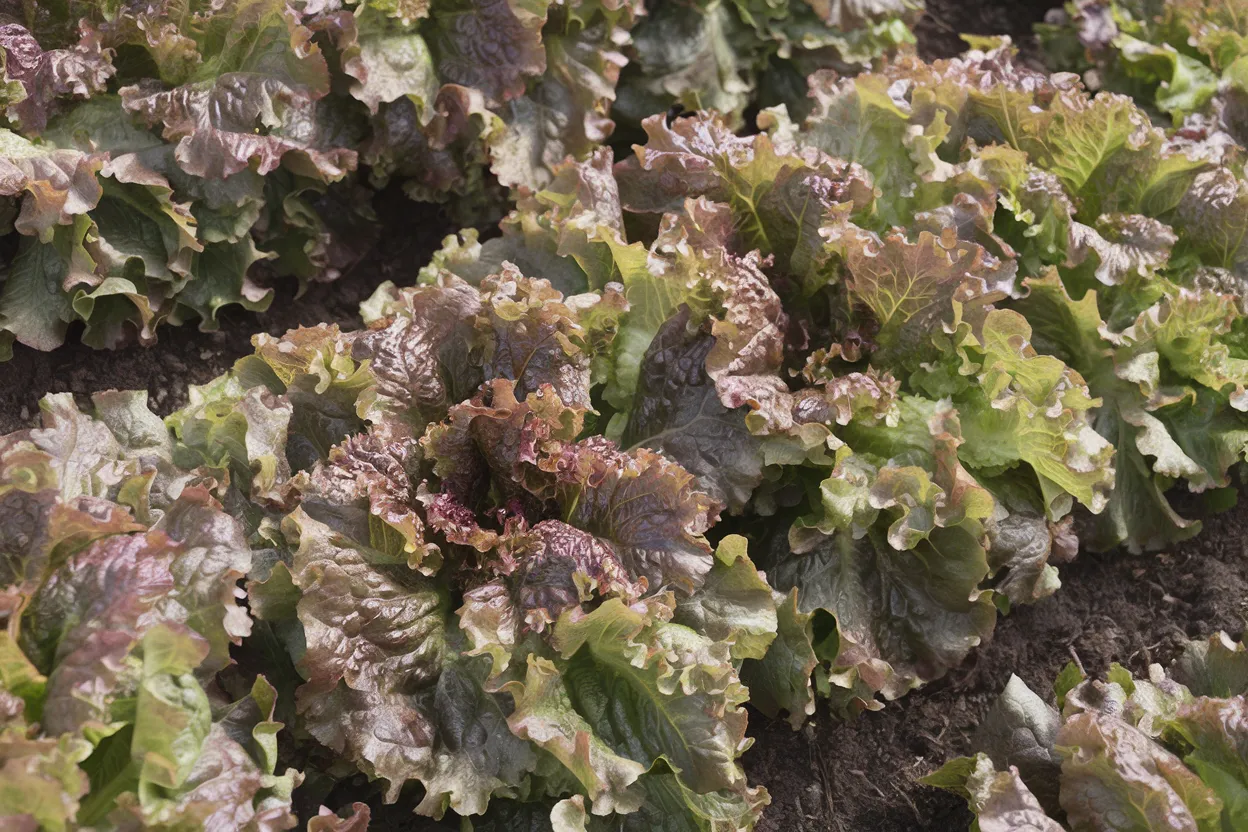 Organic Red Fire lettuce seeds, ideal for growing fresh, nutritious salads at home