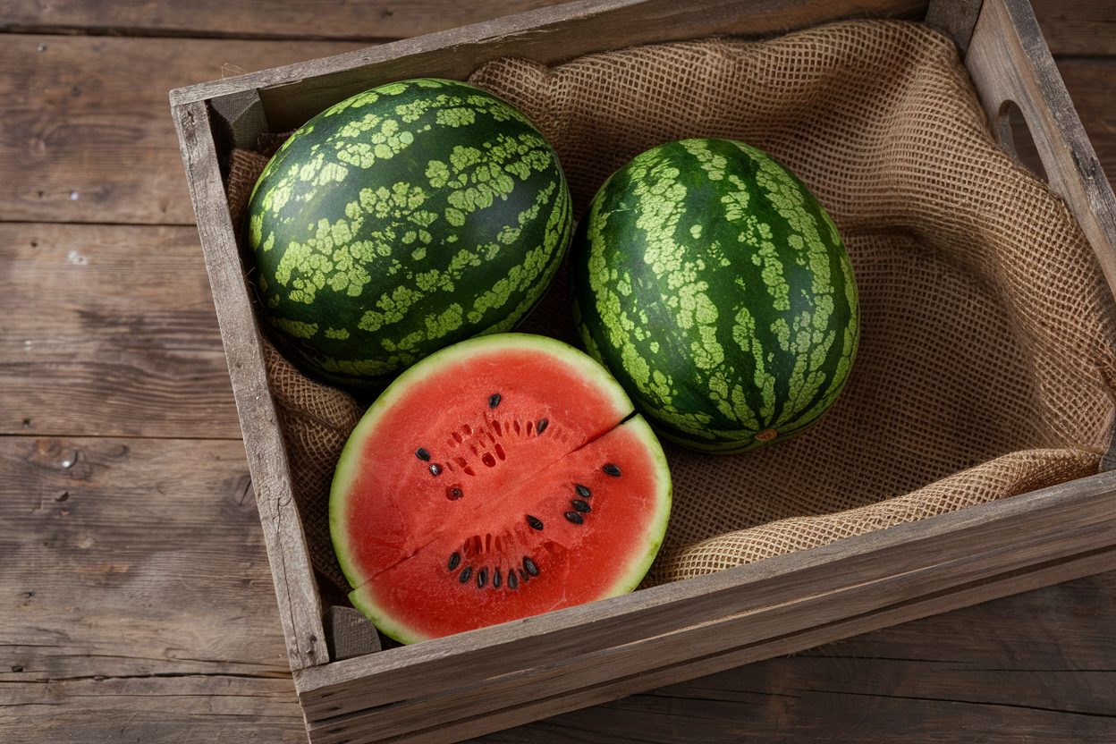 Organic JuiceBox Watermelon Seeds, perfect for natural, healthy snacking gardens