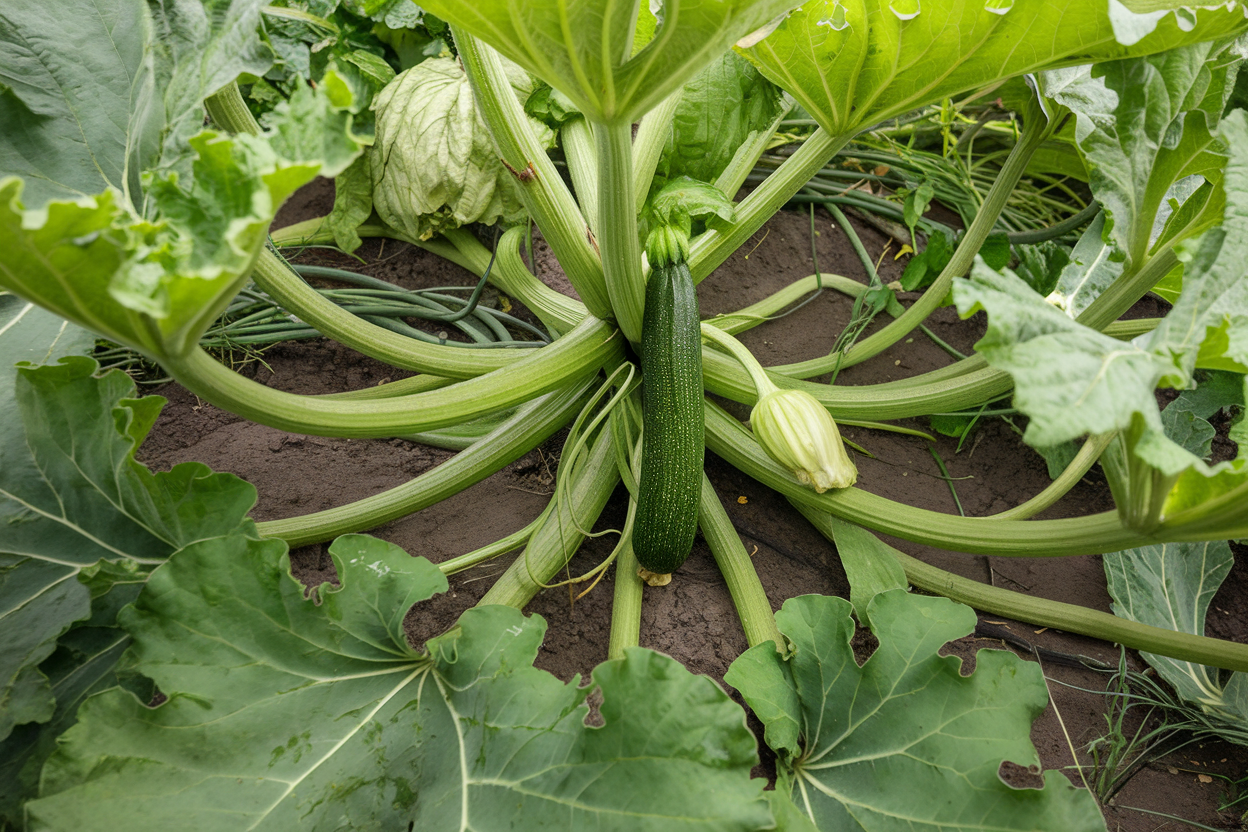Organic F1 Zucchini Squash seeds, ideal for growing in home gardens, ensuring fresh produce