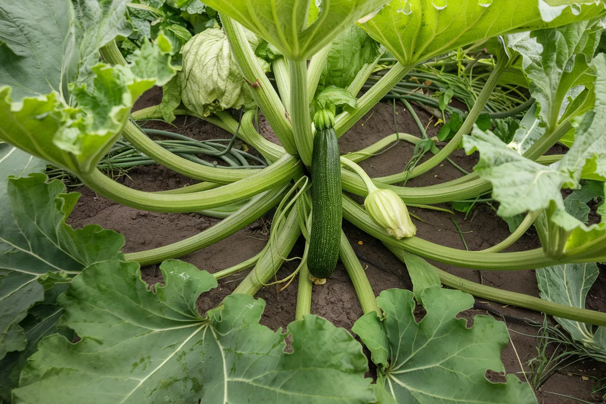 Organic F1 Zucchini Squash seeds, ideal for growing in home gardens, ensuring fresh produce