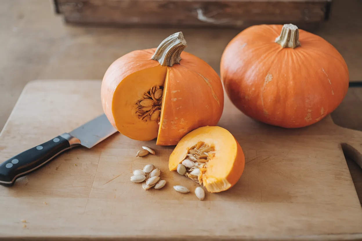 Organic Marmalade Kabocha Squash seeds, perfect for growing nutritious winter squash