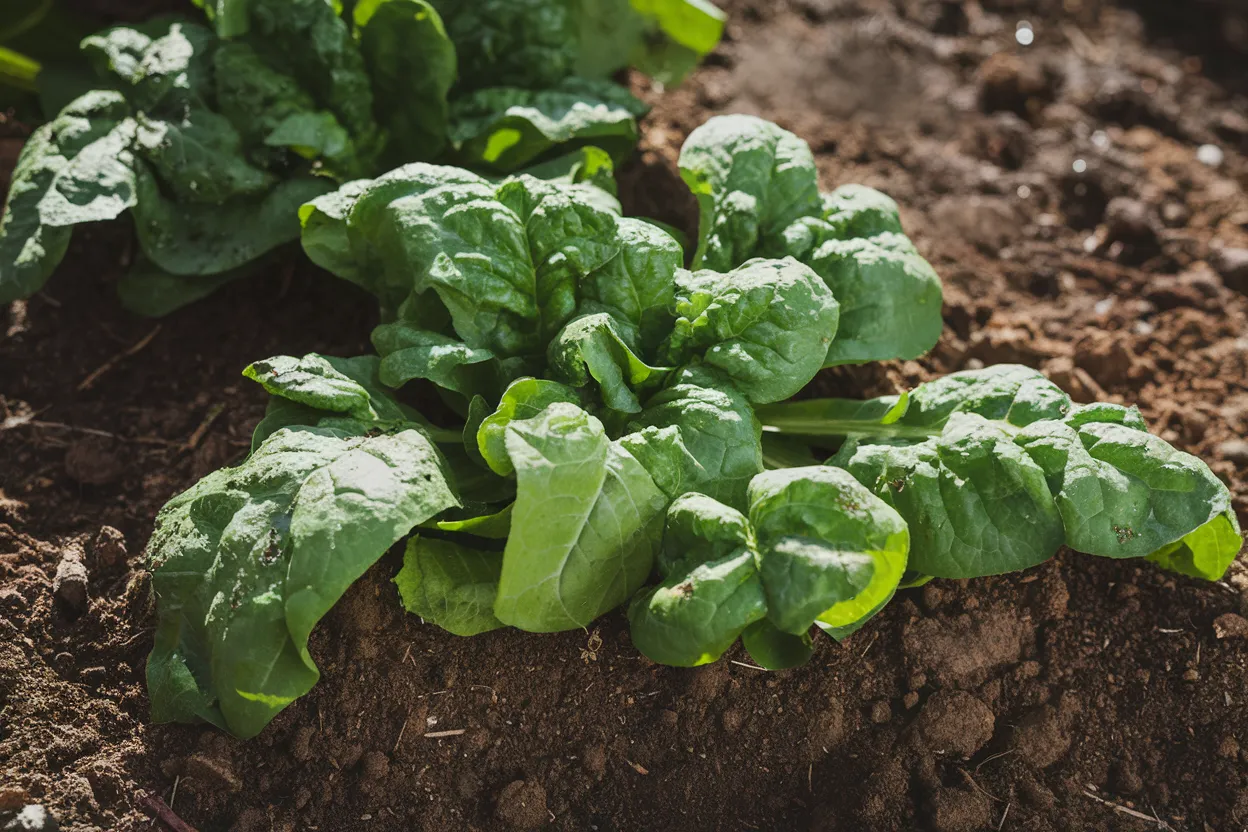 Organic Bloomsdale spinach seeds, ideal for healthy and home-grown salads