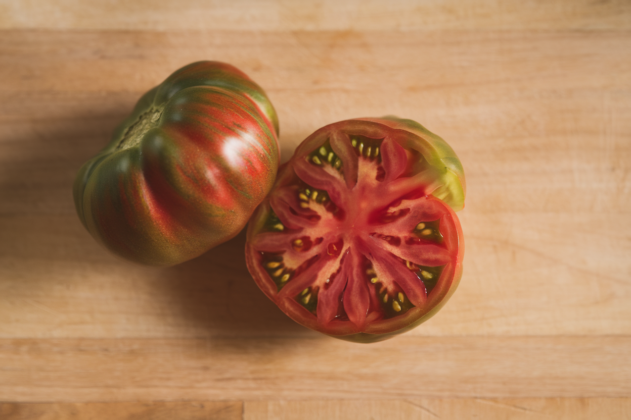 Organic Pink Berkeley Tie Dye Tomato seeds ideal for cultivating robust, flavorful tomatoes in home gardens