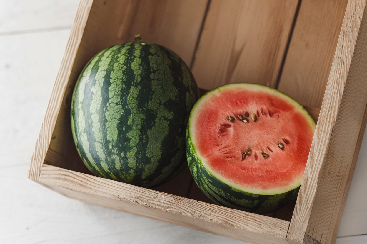 Natsu Cocoa F1 watermelon seeds, perfect for growing juicy, large watermelons in home gardens