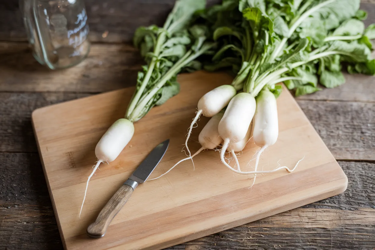 Organic Mini Mak F1 radish seeds, perfect for enhancing garden soil health and home gardening.