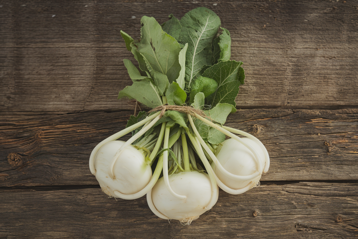 High-quality organic Kohlrabi seeds, ideal for growing nutritious vegetables in home gardens