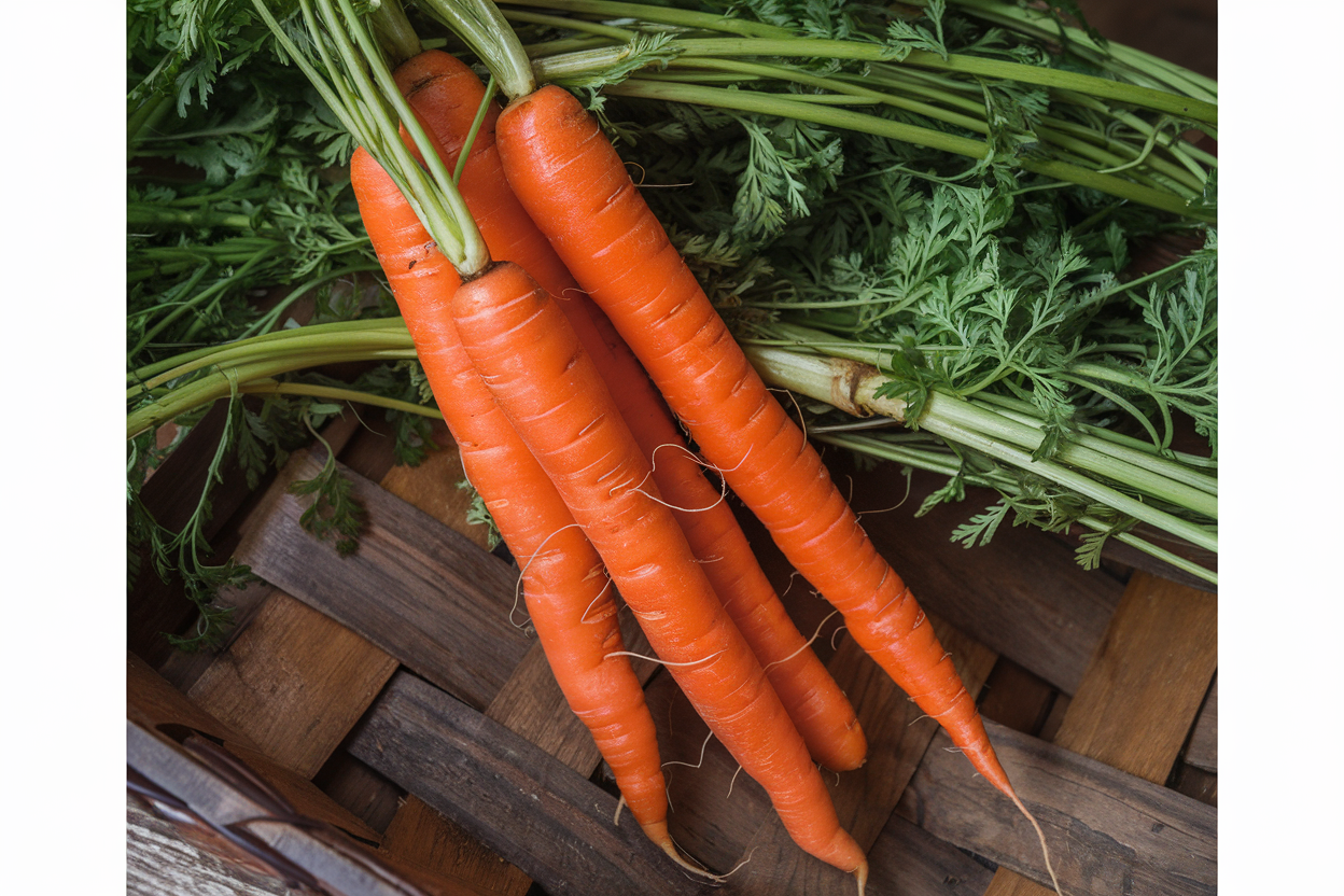 Organic Orange Fancy carrot seeds, perfect for healthy home gardening