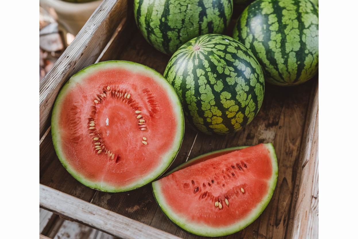 Organic Kalahari watermelon seeds, perfect for cultivating nutritious watermelons