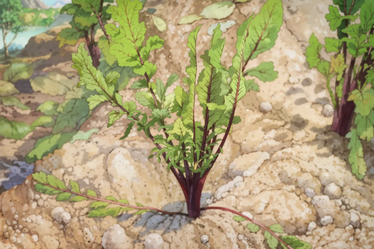 Organic Italiko Red Italian Dandelion Seeds, perfect for nutritious home-grown salads