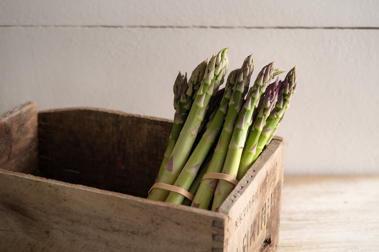 Organic Millennium Asparagus Crowns, perfect for sustainable garden enhancement