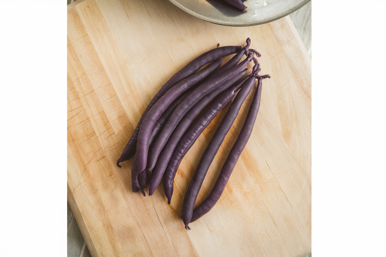 Organic Amethyst bean seeds suitable for enriching garden soil and promoting healthy growth