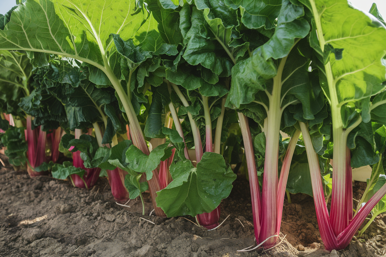 Organic Peppermint Swiss Chard seeds ideal for growing nutritious, leafy greens for salads
