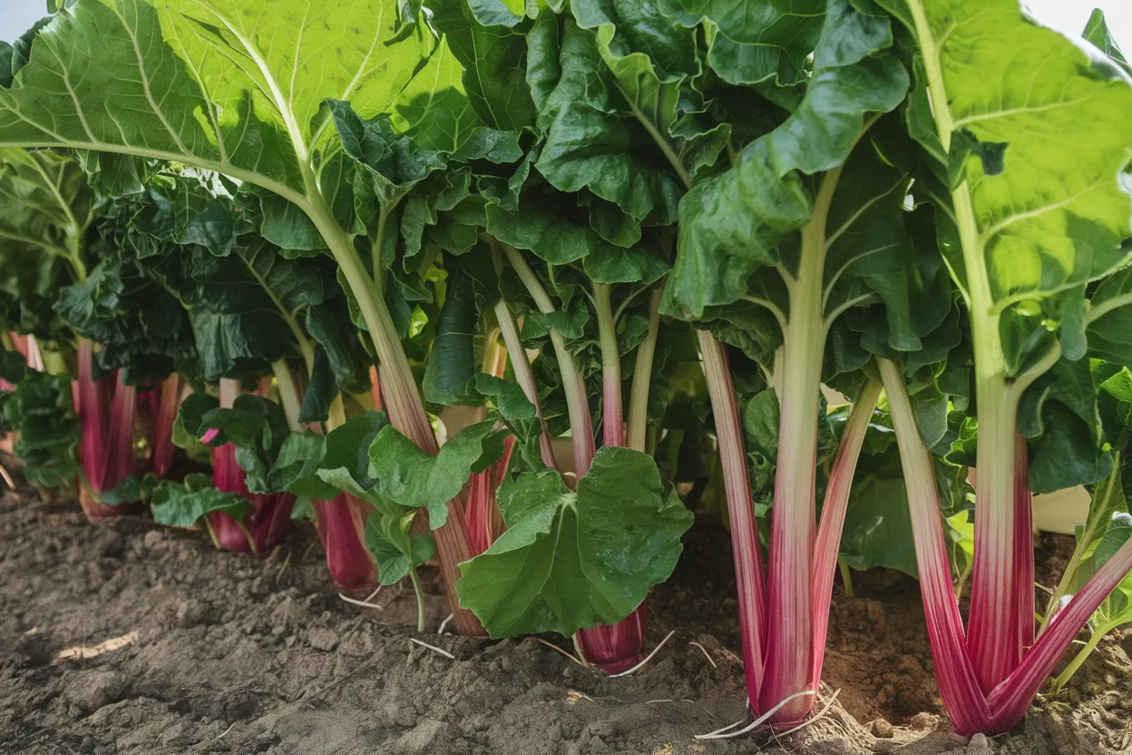 Organic Peppermint Swiss Chard seeds ideal for growing nutritious, leafy greens for salads