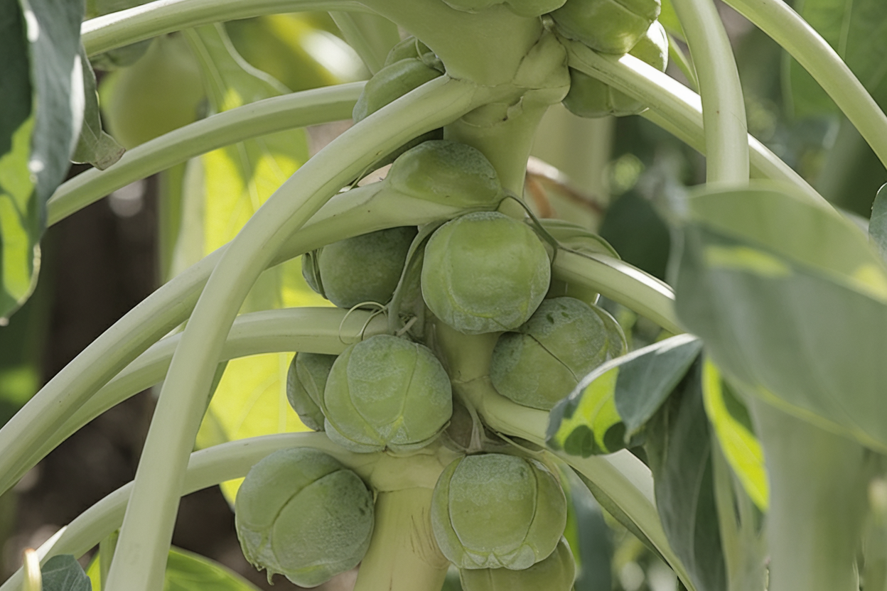 Organic Gladius Brussels sprout seeds, perfect for home gardening and nutritious meals