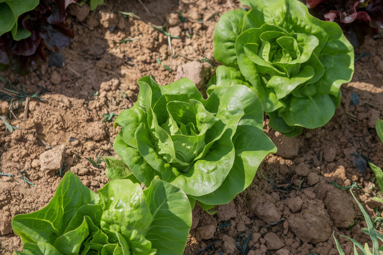 Organic Buttercrunch lettuce seeds, perfect for growing fresh, healthy salad greens at home