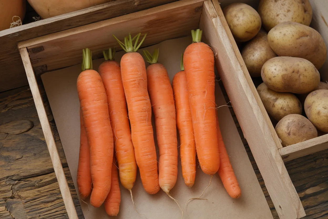 Bolero F1 hybrid carrot seeds, perfect for growing nutritious, crisp carrots