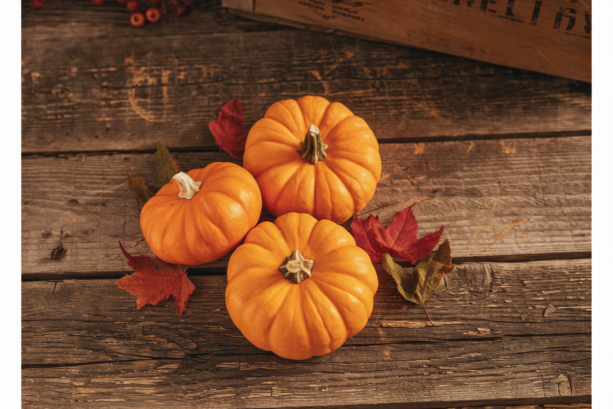 Organic Jill-Be-Little pumpkin seeds, ideal for growing in small garden spaces