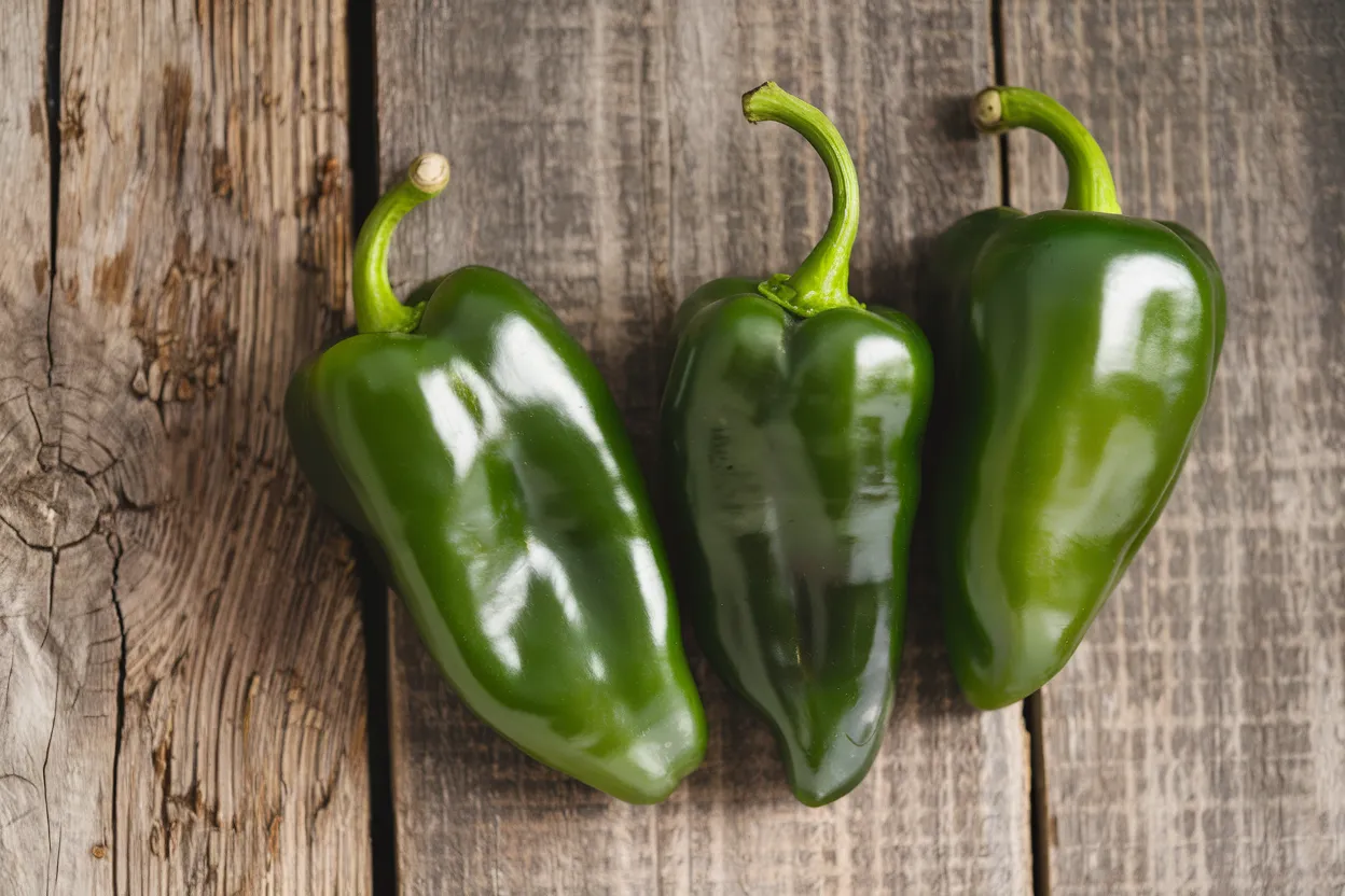 Organic Bastan Poblano seeds, perfect for growing robust peppers in home gardens