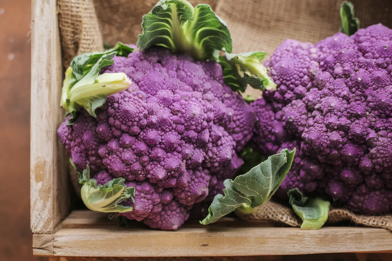 Organic F1 Amethyst Cauliflower Seed, perfect for healthy vegetable gardening