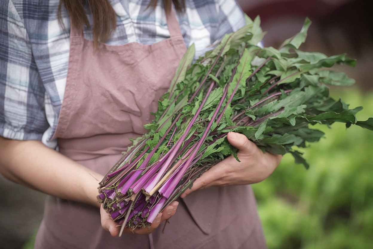 Organic Italiko Red Italian Dandelion Seeds, perfect for nutritious home-grown salads