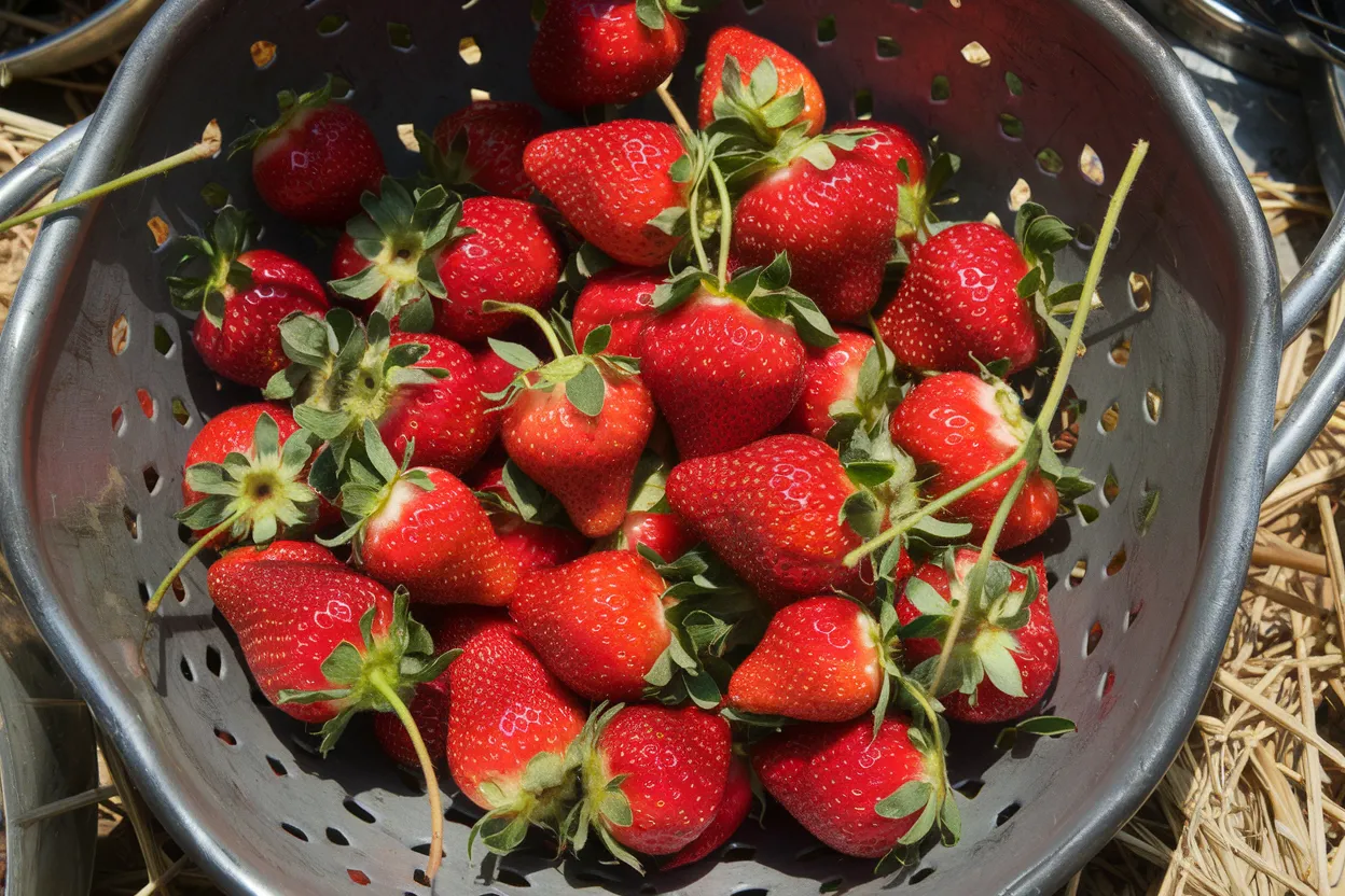 Organic Elan strawberry seeds, perfect for growing lush strawberries in home gardens