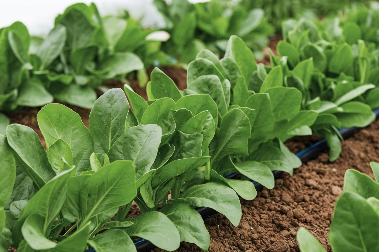 Organic spinach seeds suitable for enhancing diet and promoting health