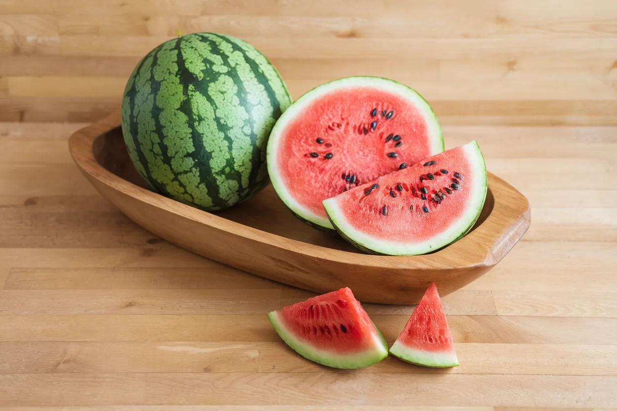Hybrid Starlight watermelon seeds, perfect for growing large, juicy watermelons