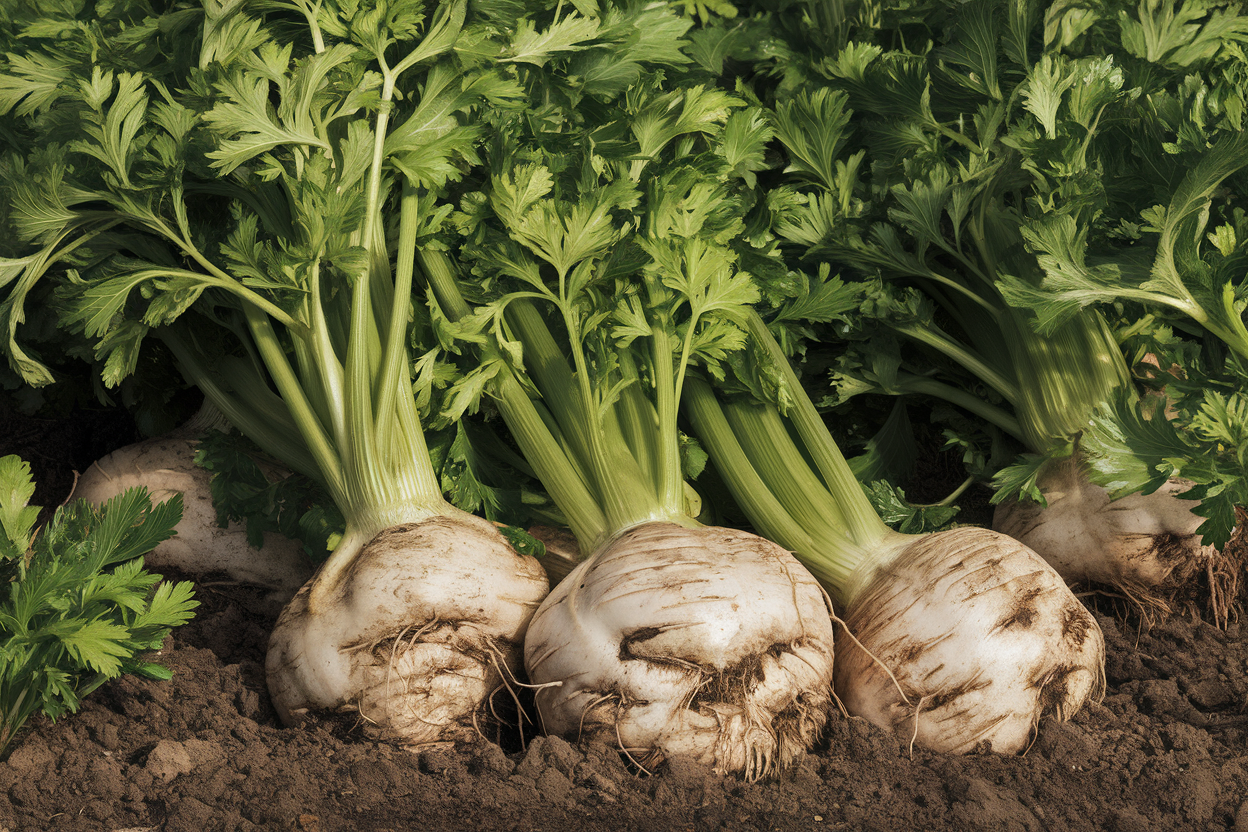 Organic Celeriac Seeds, pelleted F1 variety, perfect for a nutritious vegetable garden