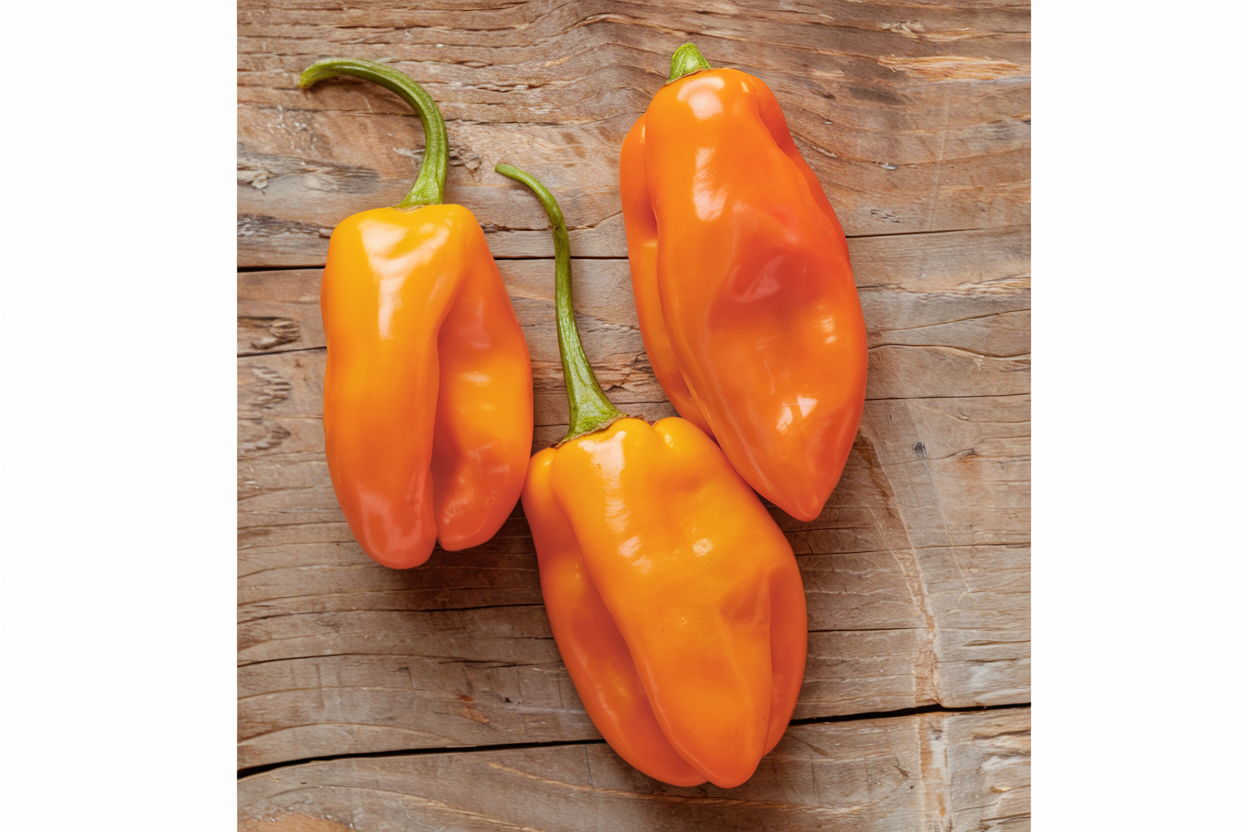 Organic Habanero seeds, perfect for growing spicy peppers in home gardens
