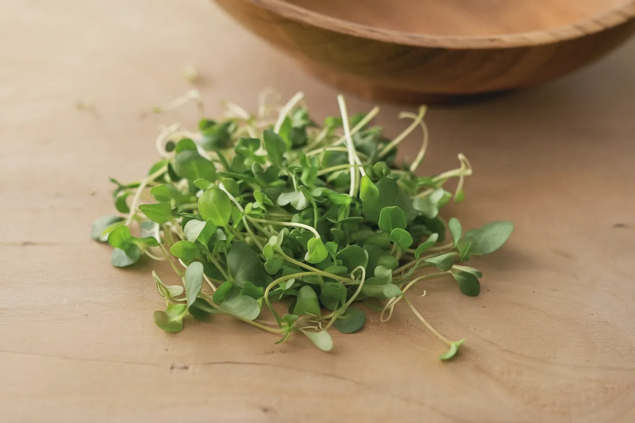 Organic curly kale seeds ideal for growing healthy microgreens, packed with nutrients