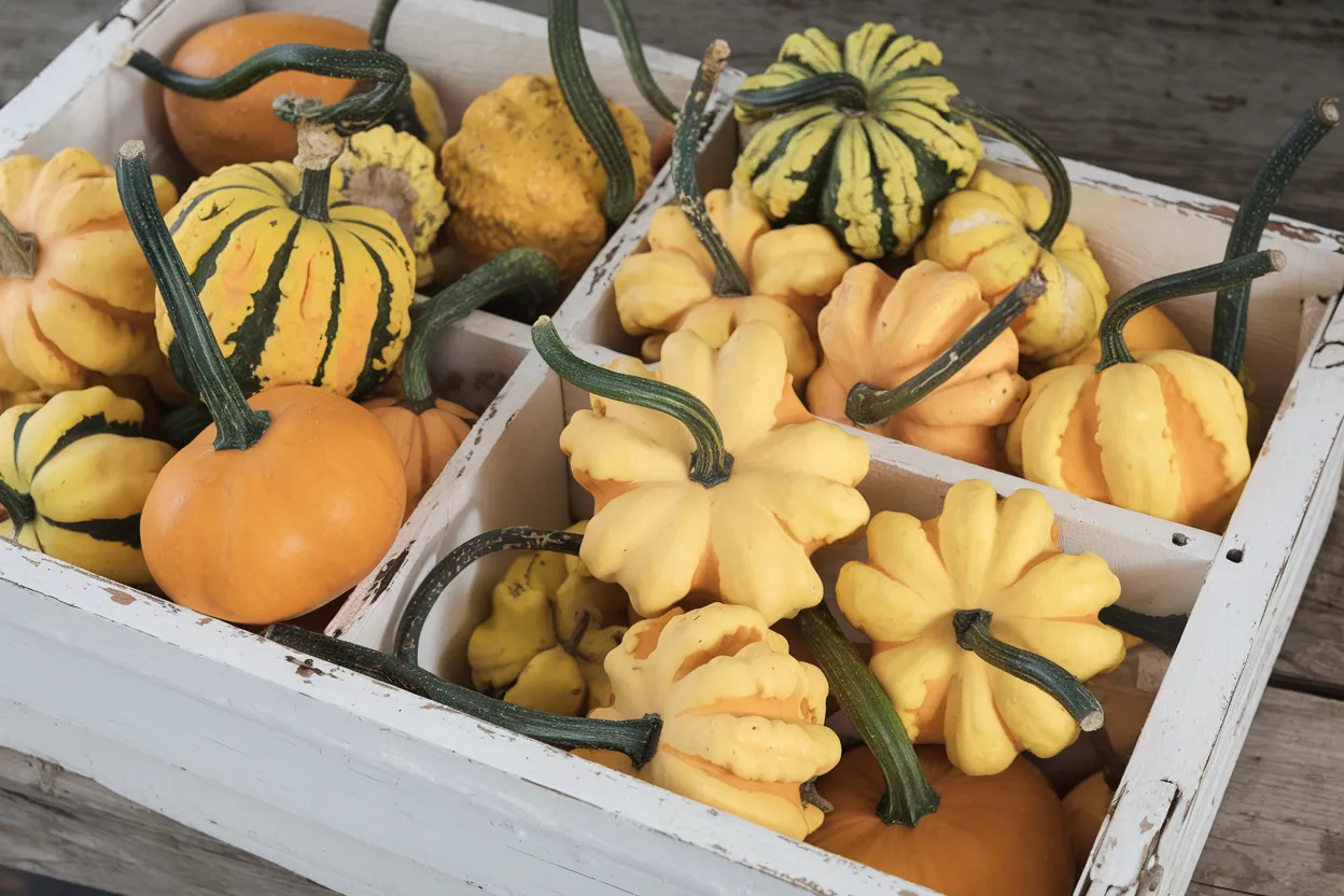 Organic Daisy Gourd Seeds, ideal for crafting and decorative gardening projects