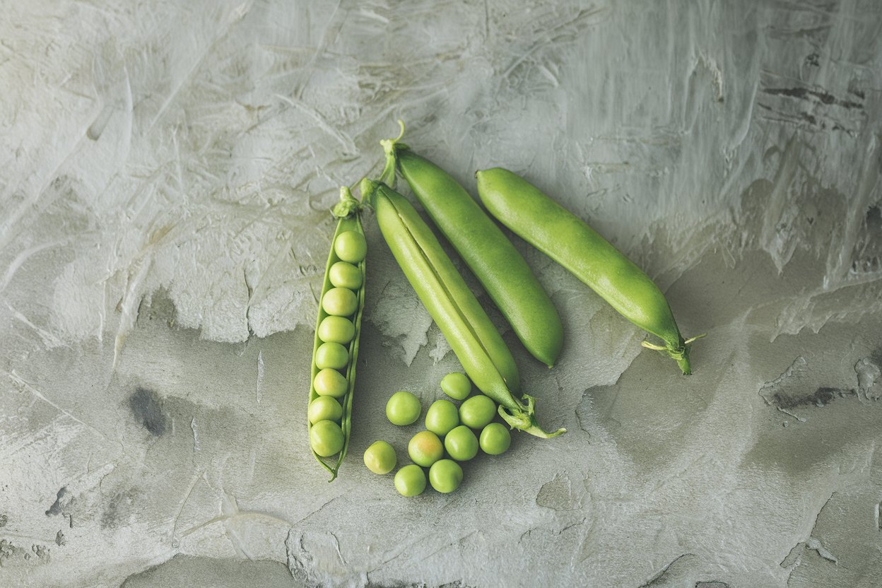 Organic Maxigolt pea seeds, ideal for enhancing garden health and sustainability