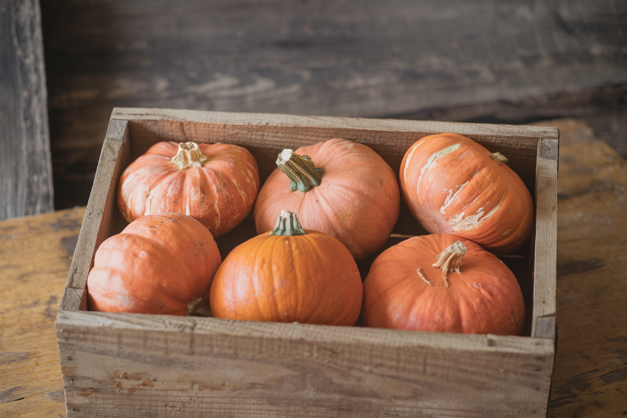 Organic Marmalade Kabocha Squash seeds, perfect for growing nutritious winter squash