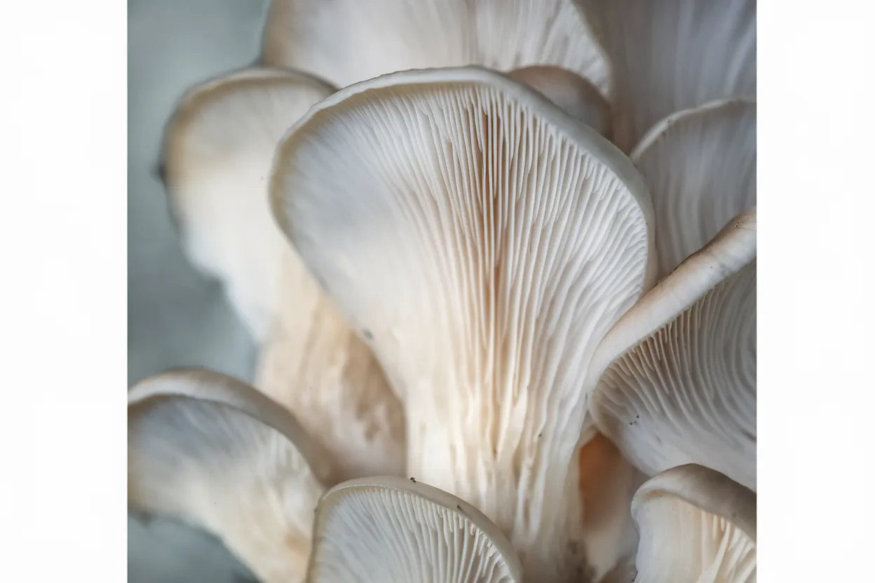 Organic blue oyster mushrooms spawn, ideal for healthy cooking and sustainable living