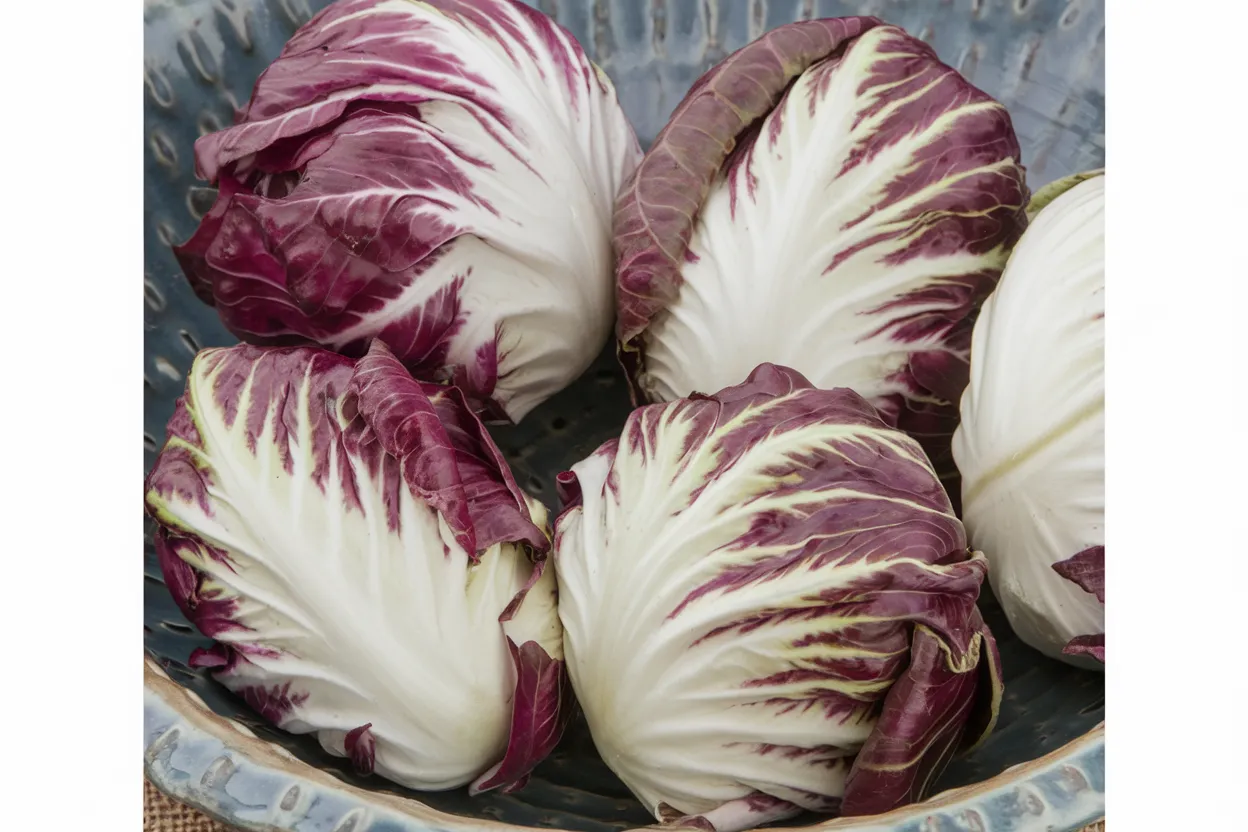 Organic Leonardo F1 radicchio seed, perfect for boosting organic garden vitality