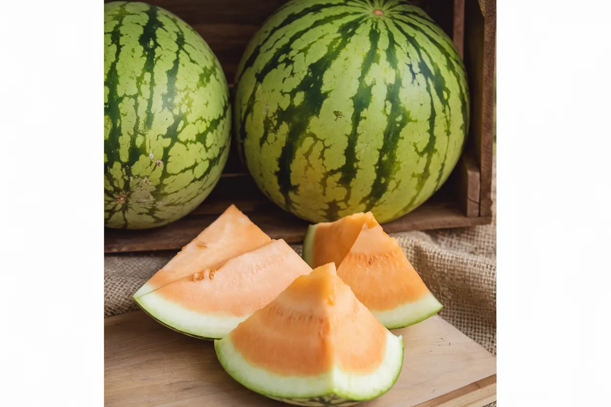Organic F1 watermelon seeds, perfect for gardeners seeking juicy and crisp watermelons