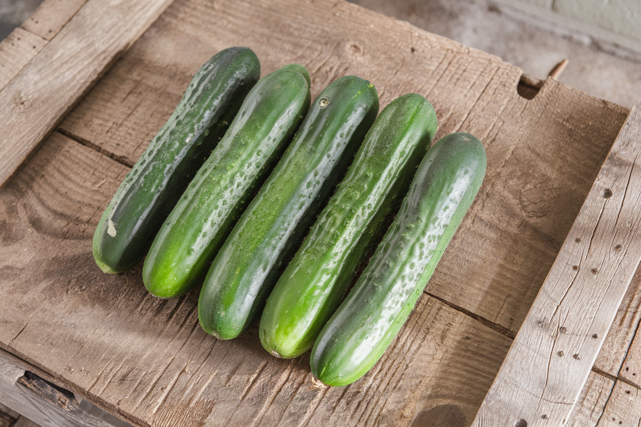 Organic Katrina cucumber seeds, perfect for home garden enthusiasts seeking healthy, fresh cucumbers