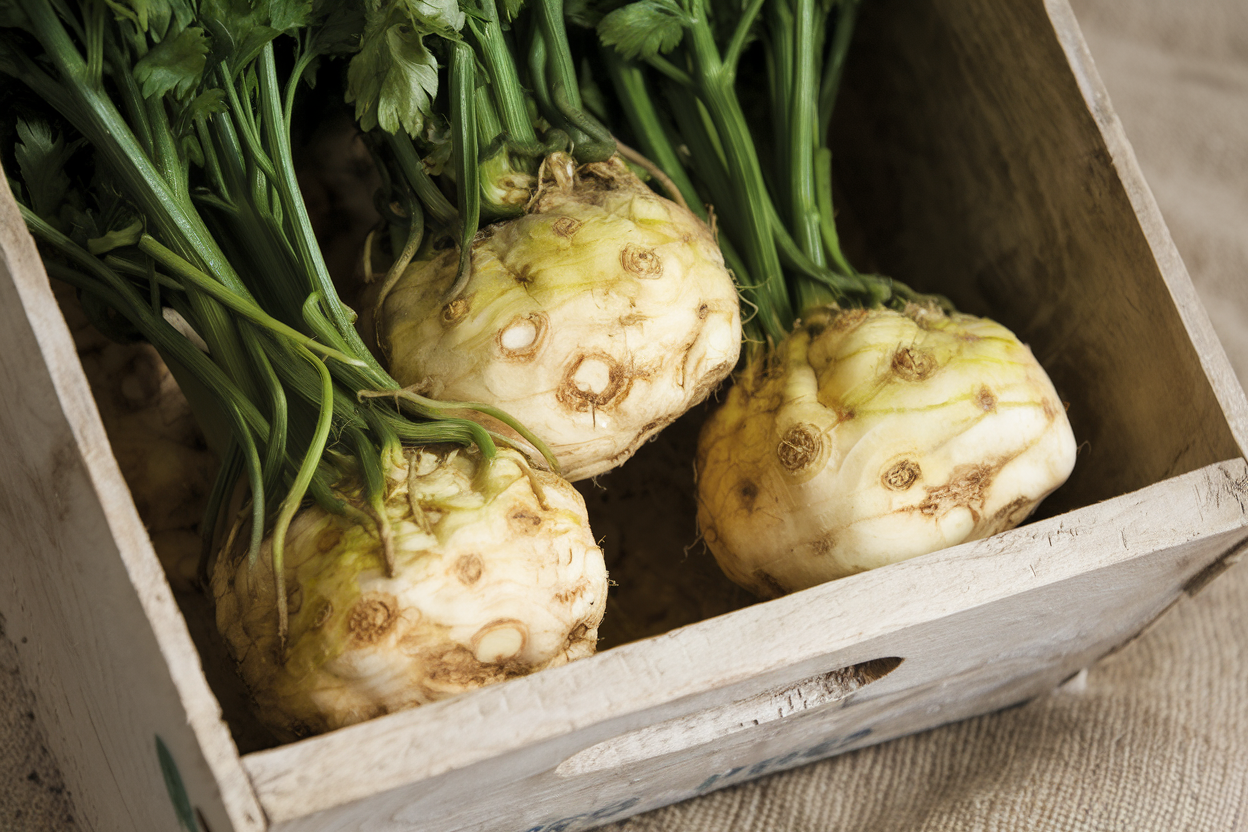 Organic celeriac seed ideal for enhancing soil health and sustainable gardening