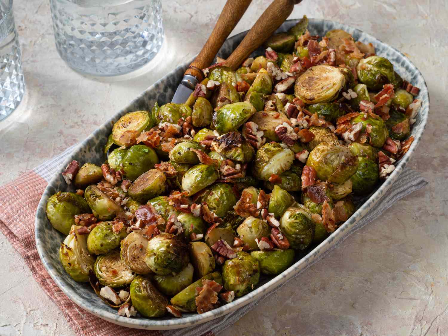 Roasted Brussels Sprouts With Bacon