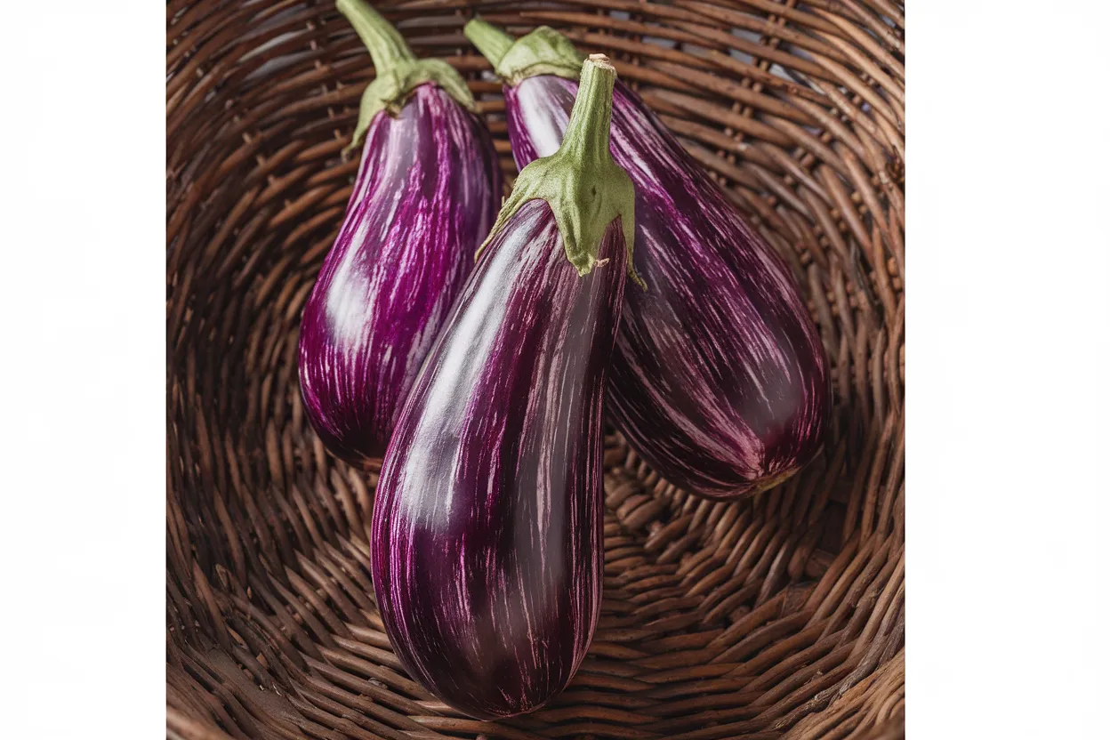 Organic Annina eggplant seeds perfect for cultivating robust and natural home gardens