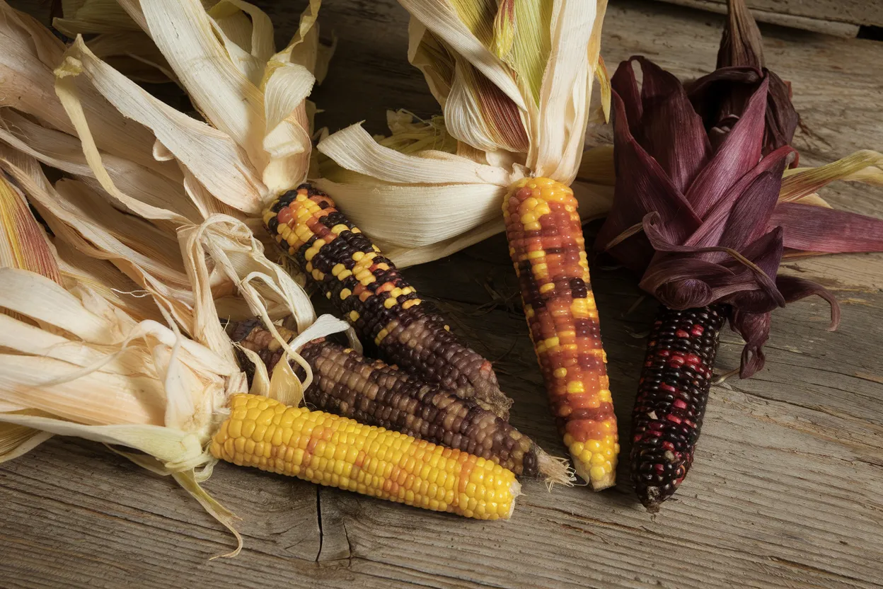 Organic colorful mini popcorn seeds, ideal for healthy homemade snacks