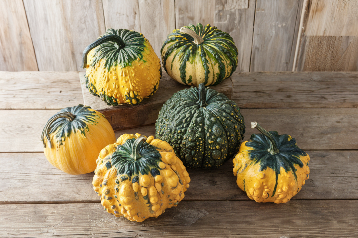 Organic gourd seeds perfect for adding diversity and aesthetic appeal to any garden