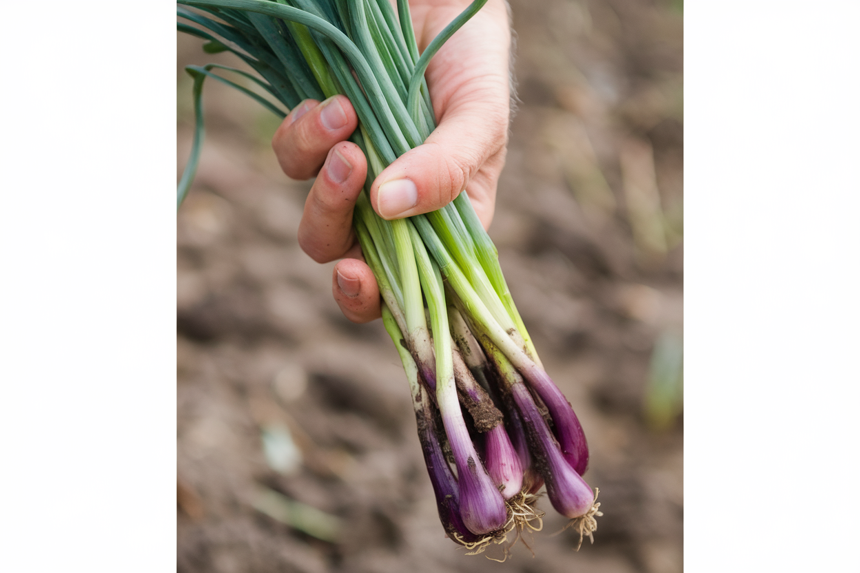Organic Deep Purple Onion seeds ideal for enriching garden soil and health
