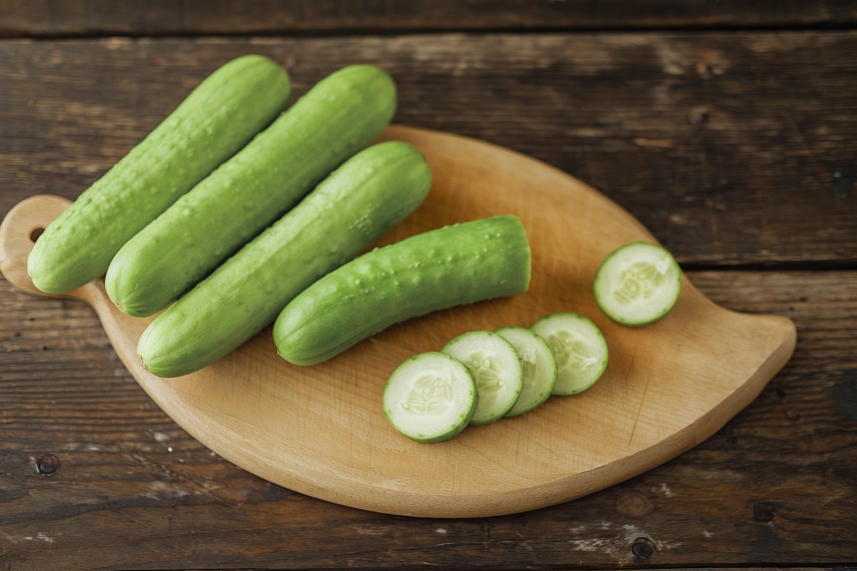 Organic Mojito F1 cucumber seeds, perfect for growing crisp cucumbers in home gardens