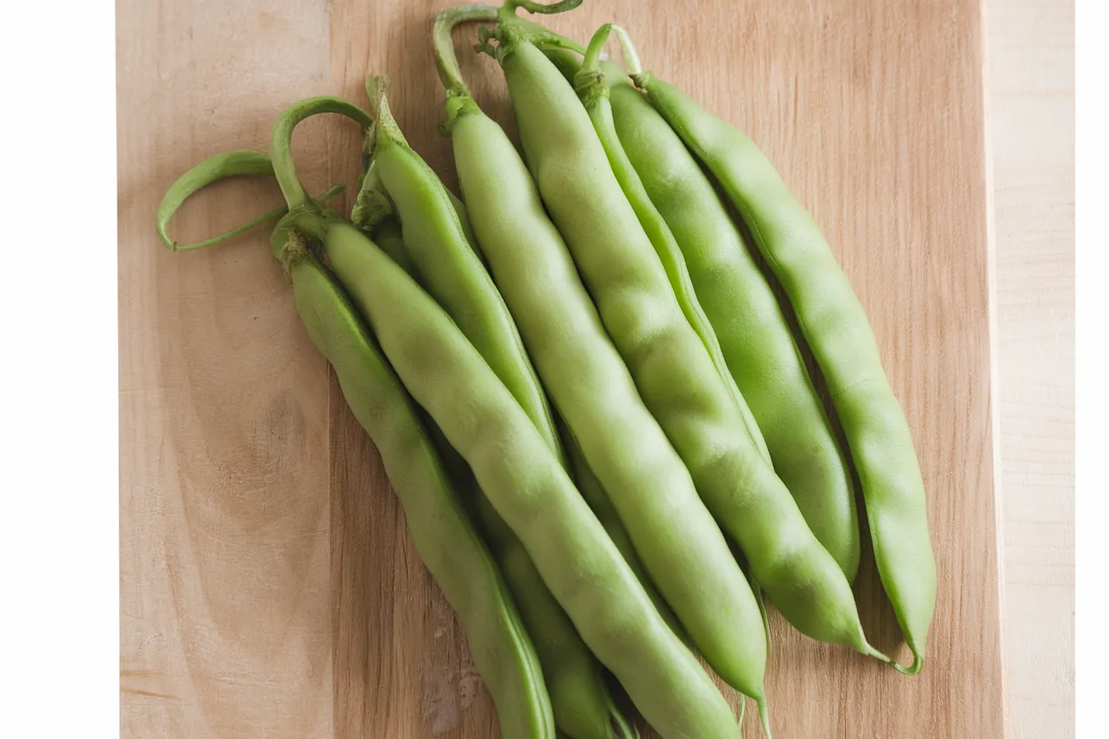 Organic Dulcina bean seeds, perfect for enhancing garden growth and sustainability